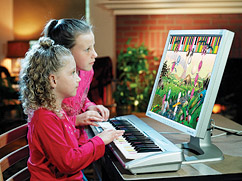 kids playing piano wizard