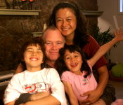 Piano Wizard creater Chris Salter and family