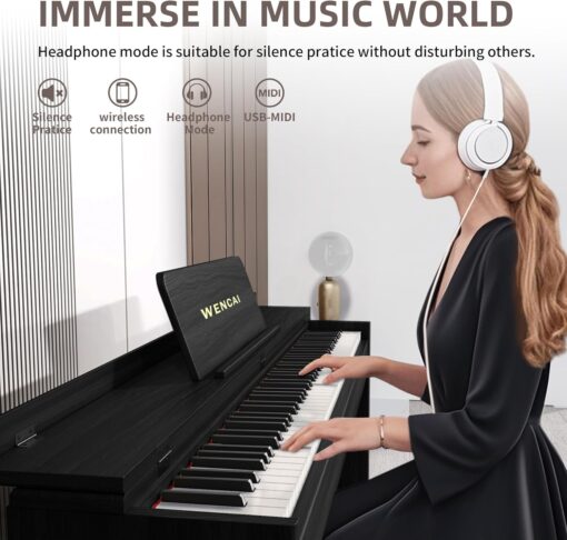 Wencai 88 Key Fully Weighted Digital Piano Keyboard - Image 3
